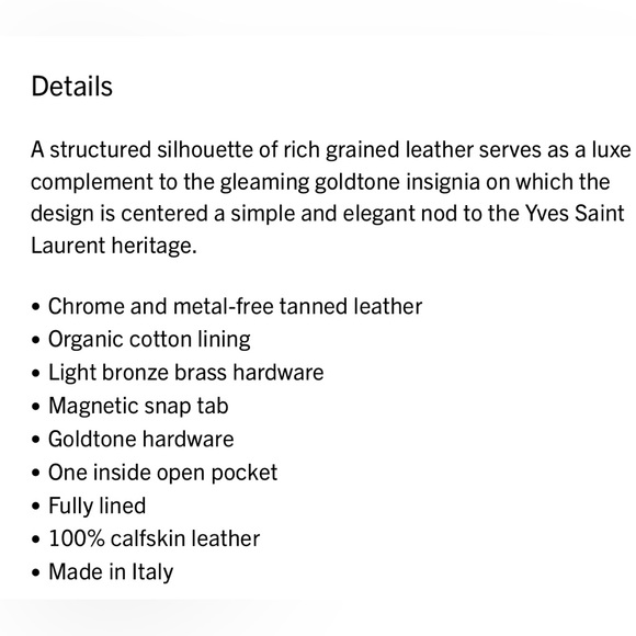 Ysl Handbag - Picture 8 of 8